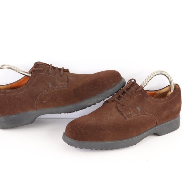 Tod\'s Suede Leather Lace Up Oxfords Dress Shoes 7 main image 8